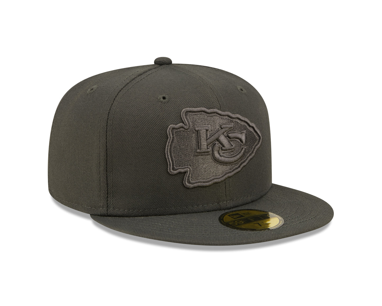 Kansas City Chiefs New Era Slate Color Pack 59FIFTY Fitted Hat- Gray