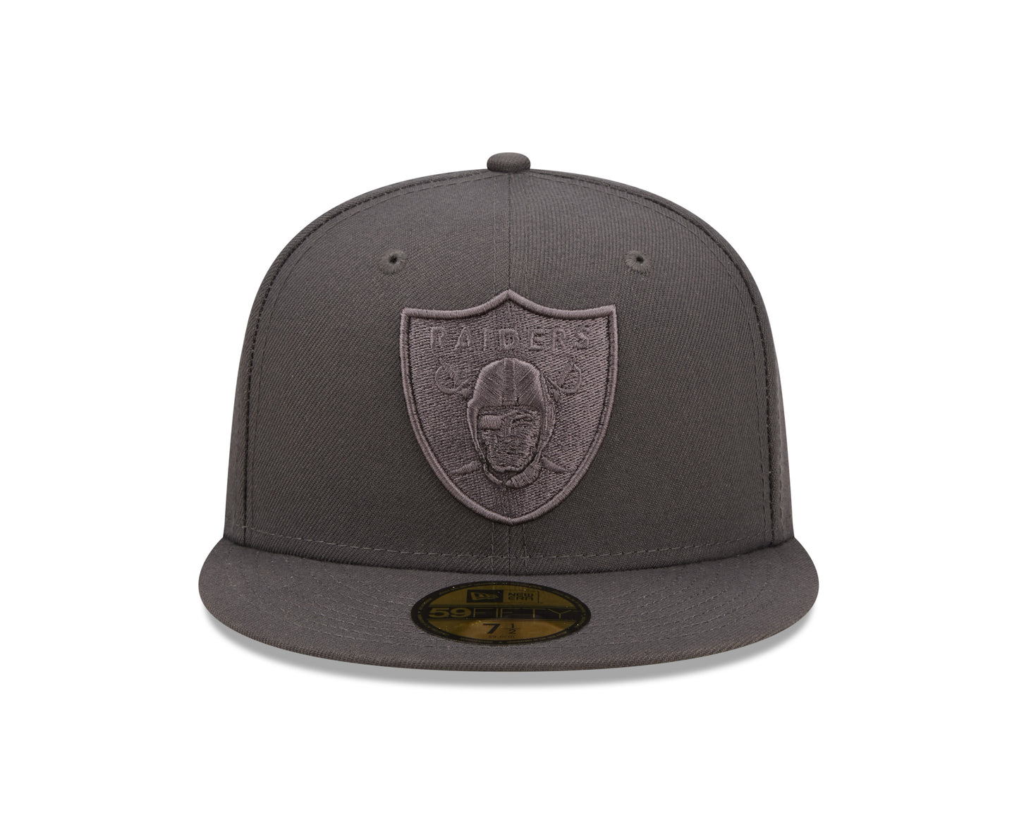 Las Vegas Raiders New Era Slate Color Pack 59FIFTY Fitted Hat- Gray