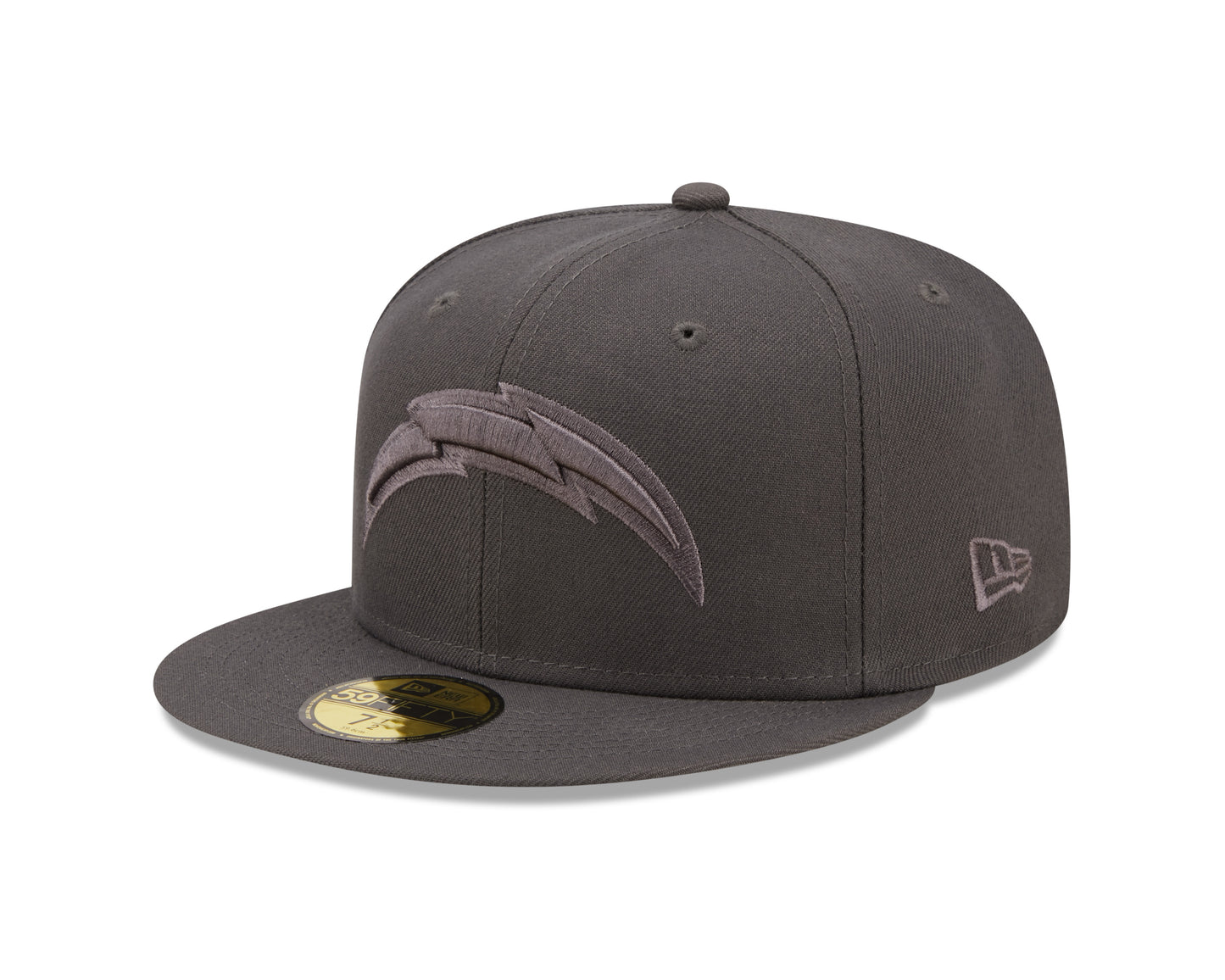 Los Angeles Chargers New Era Slate Color Pack 59FIFTY Fitted Hat- Gray