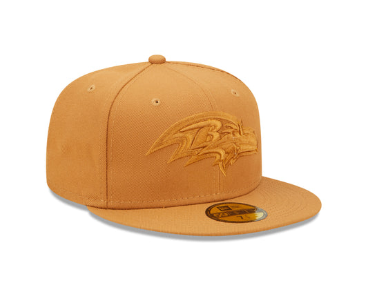 Baltimore Ravens New Era Light Brown Color Pack 59FIFTY Fitted Hat