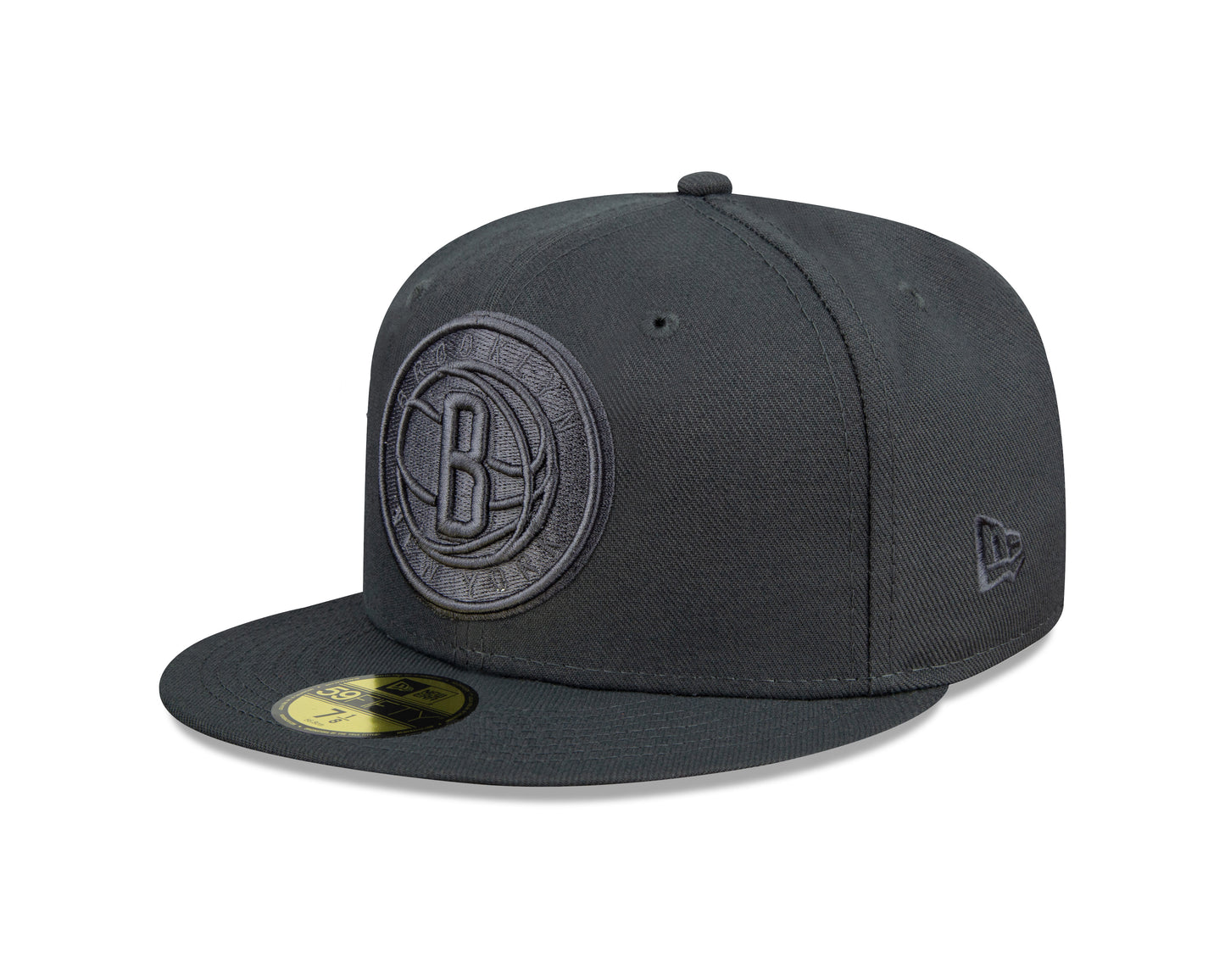 Brooklyn Nets New Era Slate Color Pack 59FIFTY Fitted Hat- Gray