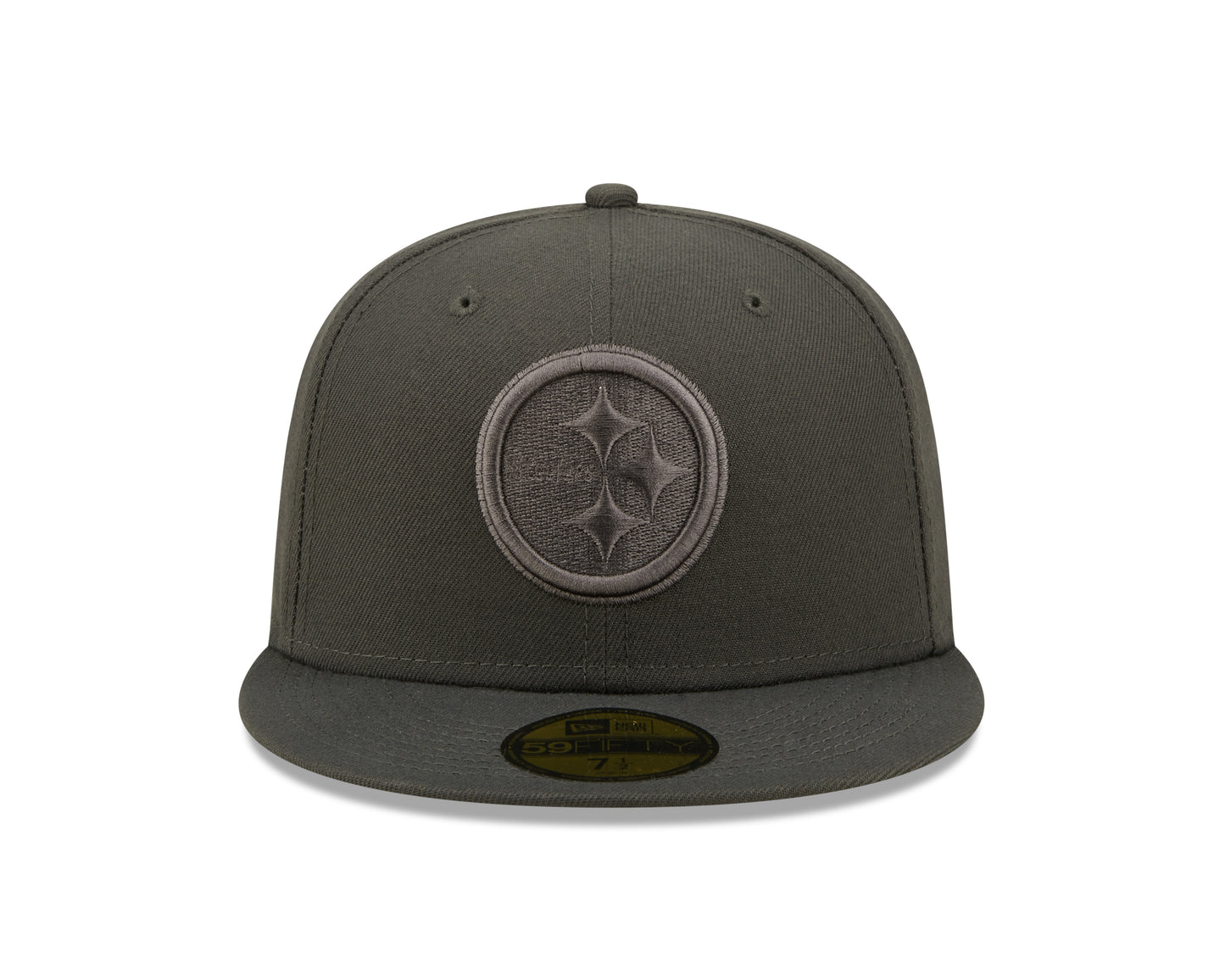 Pittsburgh Steelers New Era Slate Color Pack 59FIFTY Fitted Hat- Gray