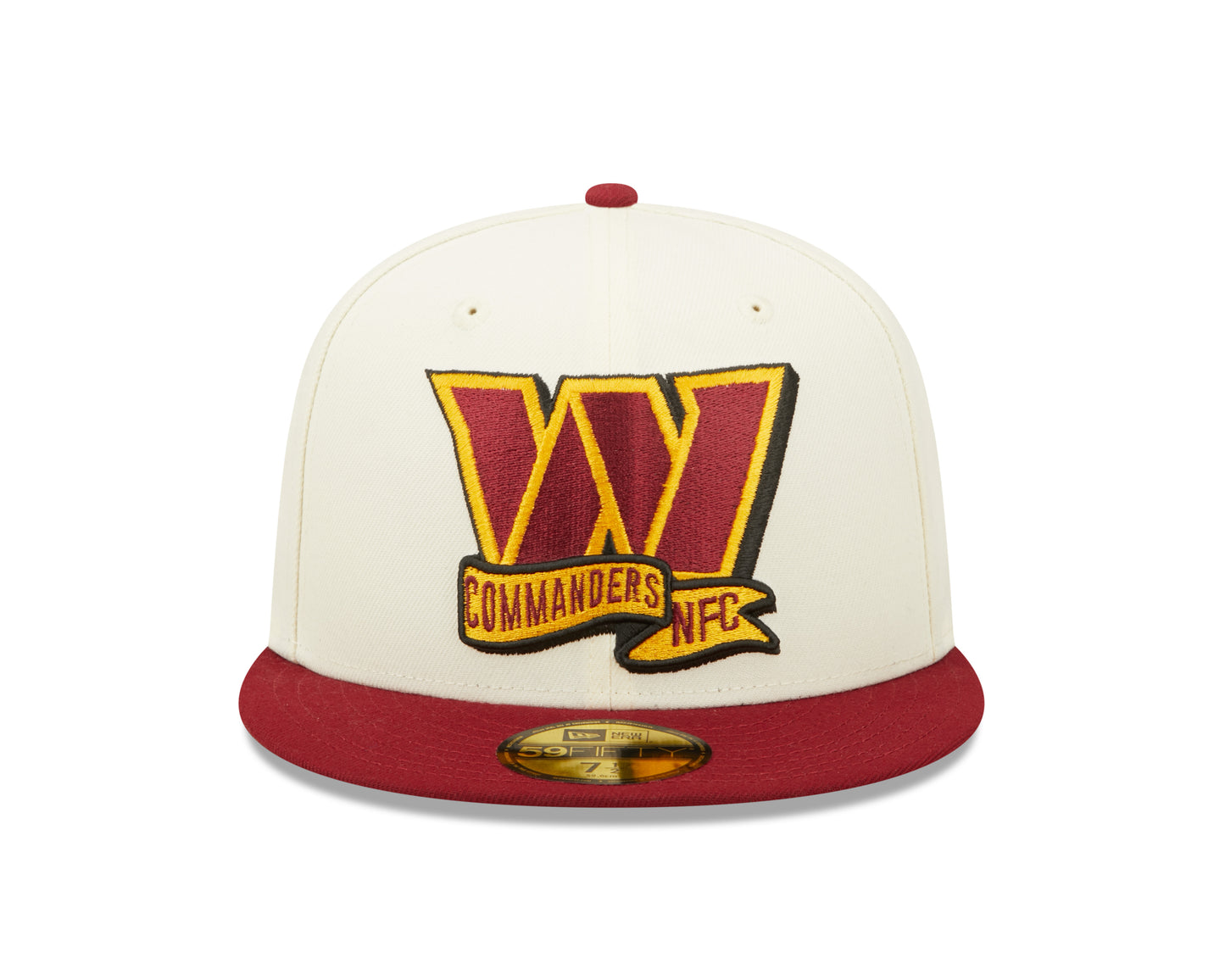 Washington Commanders New Era NFL Sideline 59fifty Fitted Hat- Cream