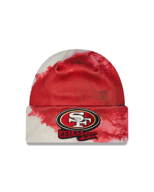 San Francisco 49ers Sideline Ink Dye Cuffed Knit Hat