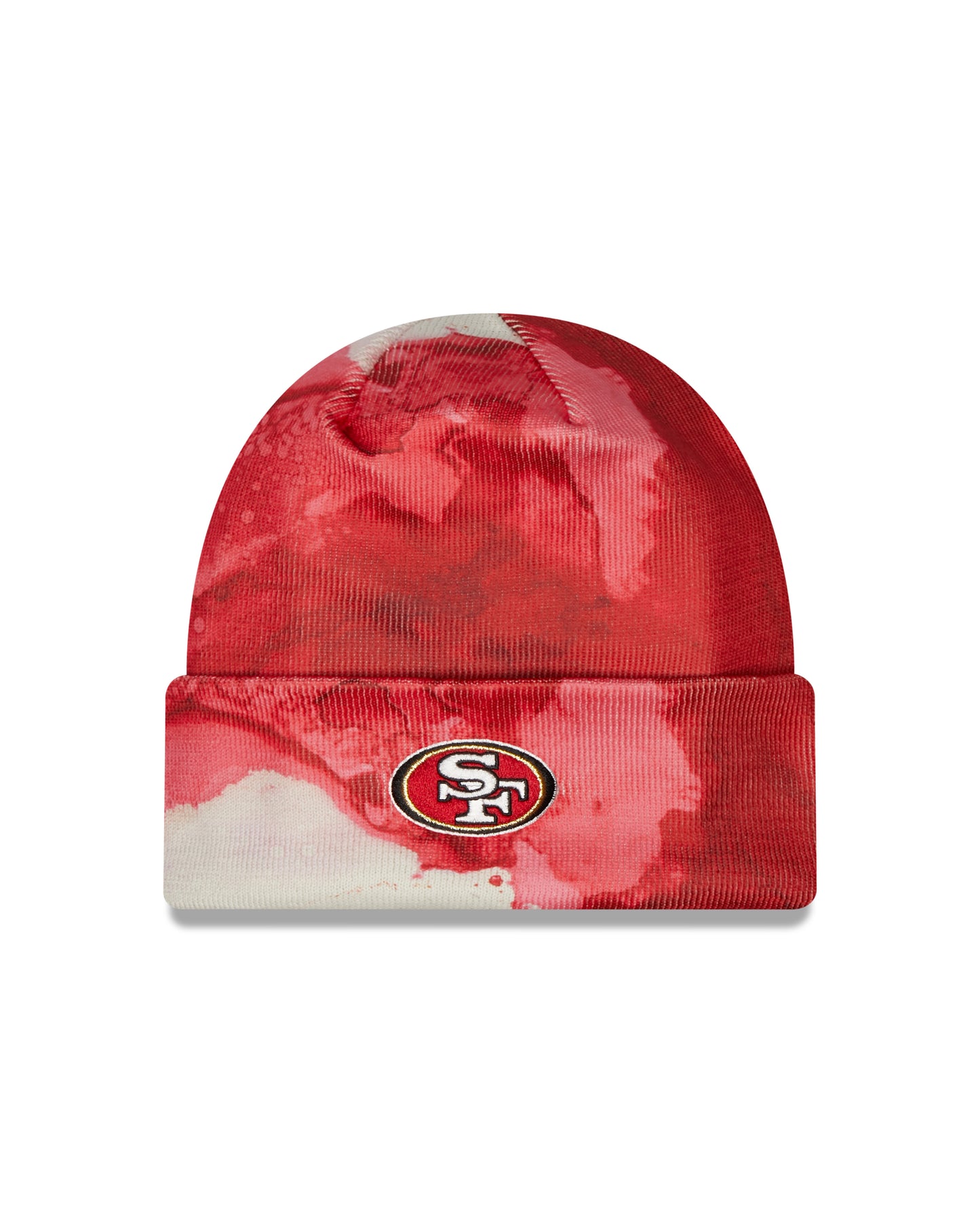 San Francisco 49ers Sideline Ink Dye Cuffed Knit Hat
