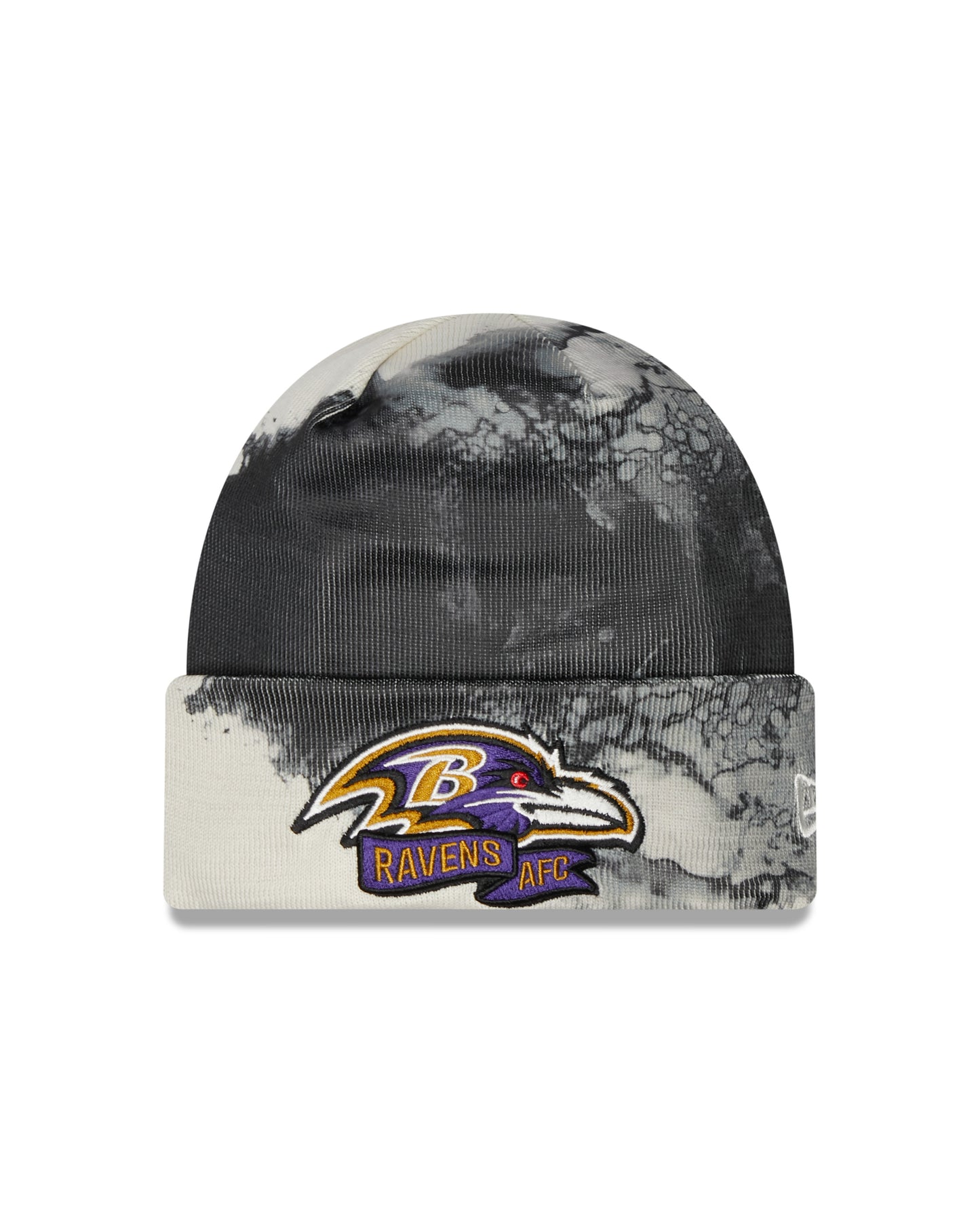 Baltimore Ravens Sideline Ink Dye Cuffed Knit Hat