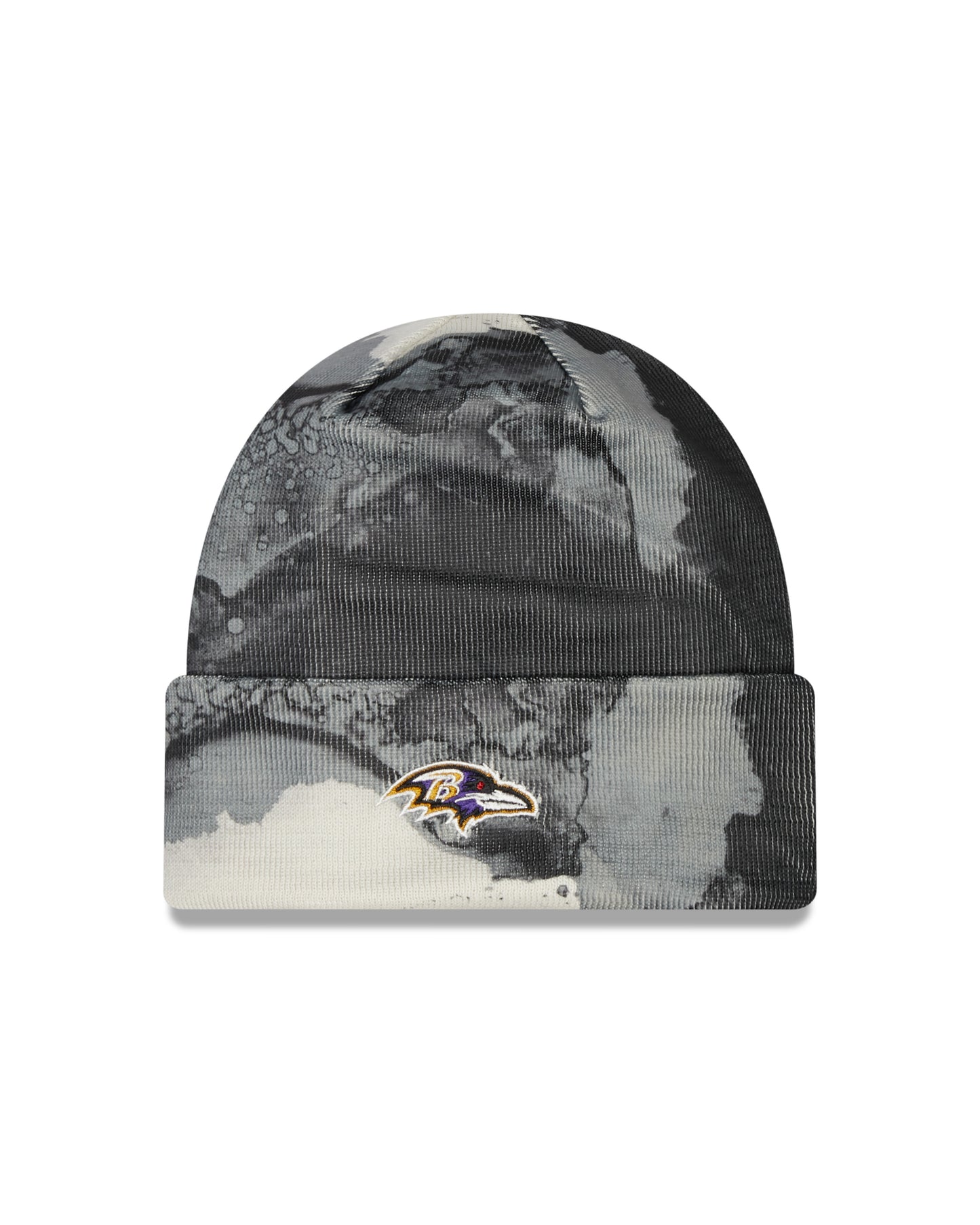 Baltimore Ravens Sideline Ink Dye Cuffed Knit Hat