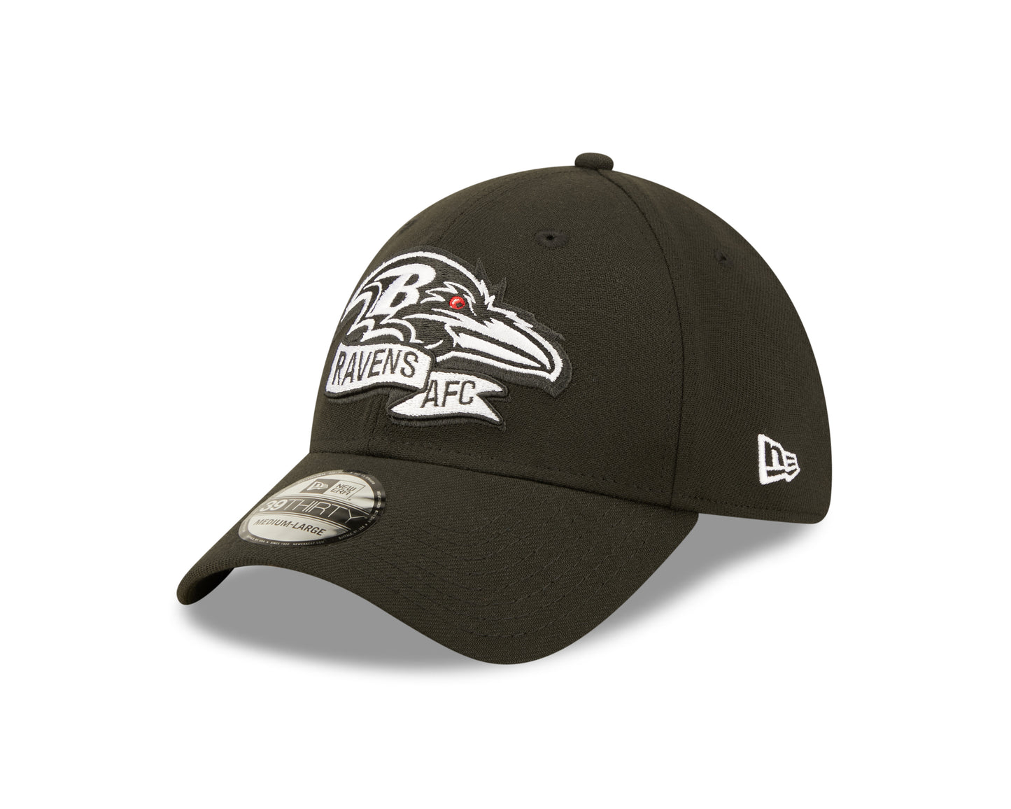Baltimore Ravens Sideline Banner Black & White 39Thirty Hat
