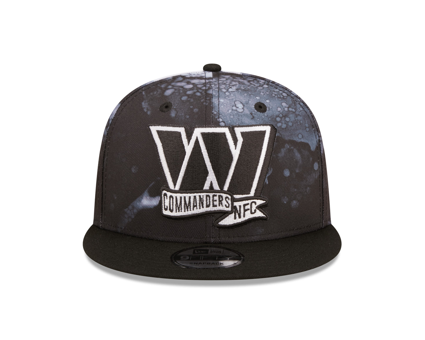 Washington Commanders Sideline Ink Black & White 9Fifty Snapback Hat