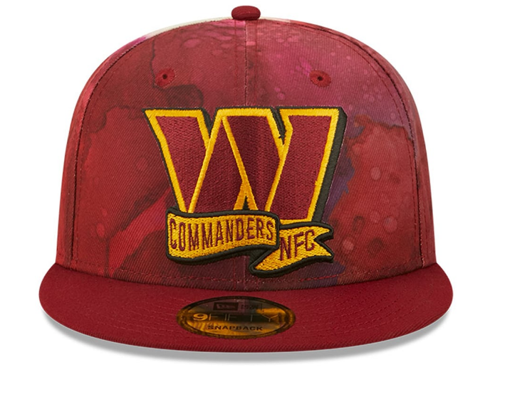 Washington Commanders Sideline Ink Team Color 9Fifty Snapback Hat