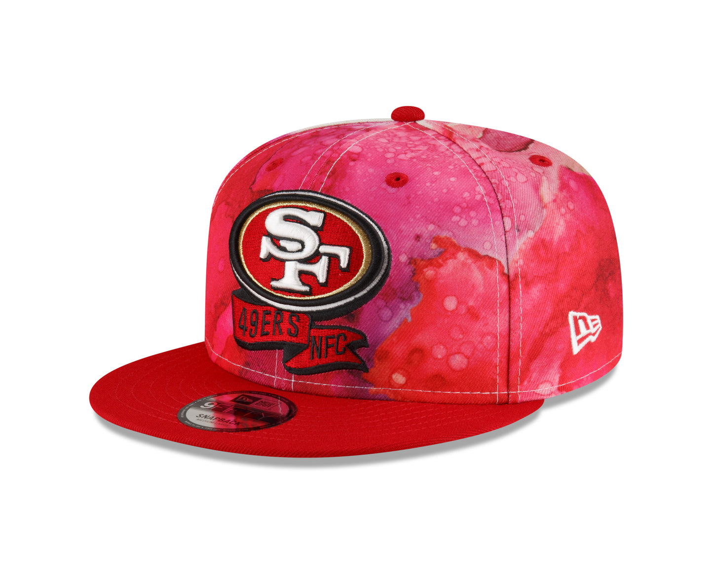 San Francisco 49ers Sideline Ink Team Color 9Fifty Snapback Hat