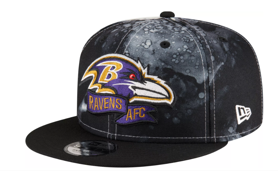 Baltimore Ravens Sideline Ink Team Color 9Fifty Snapback Hat