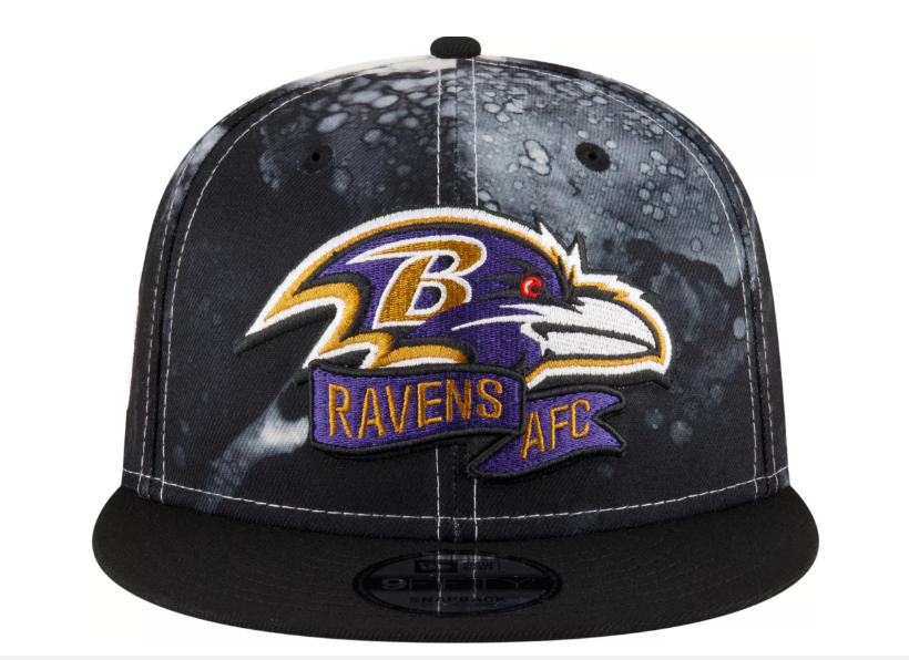 Baltimore Ravens Sideline Ink Team Color 9Fifty Snapback Hat