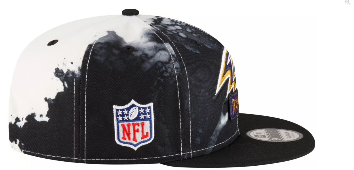 Baltimore Ravens Sideline Ink Team Color 9Fifty Snapback Hat