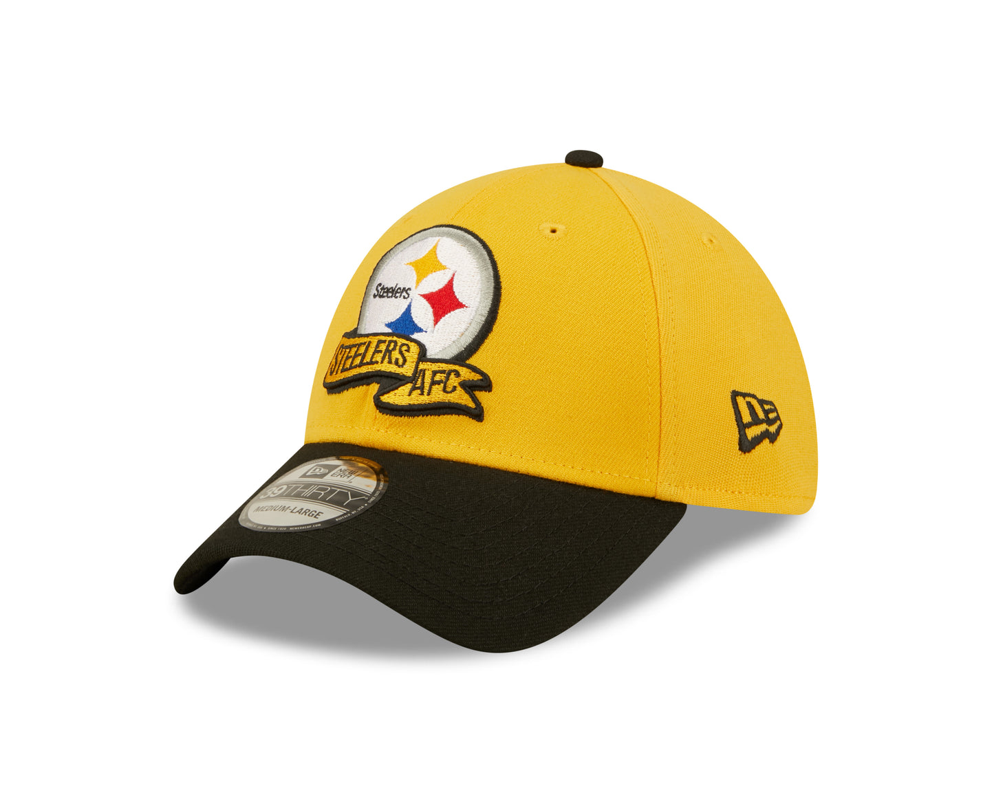 Pittsburgh Steelers Sideline Banner Team Colors 39Thirty Flex Hat