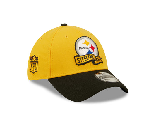 Pittsburgh Steelers Sideline Banner Team Colors 39Thirty Flex Hat