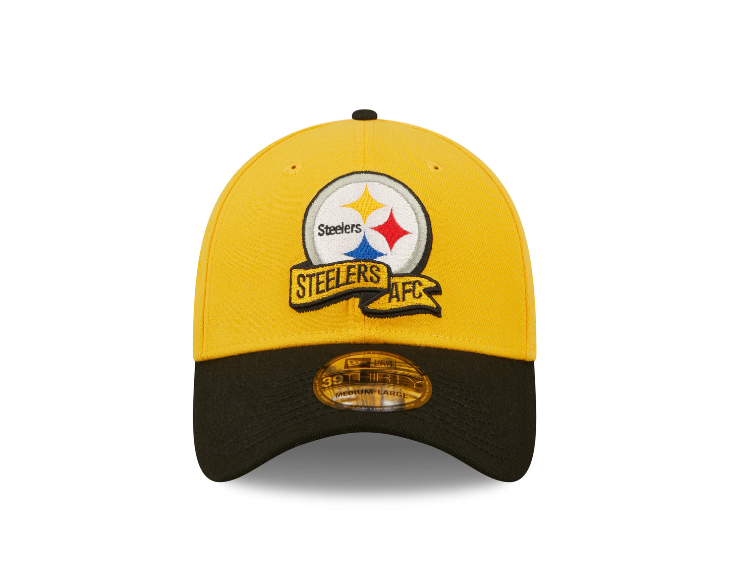 Pittsburgh Steelers Sideline Banner Team Colors 39Thirty Flex Hat
