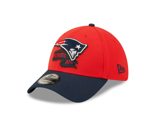 New England Patriots 2022 Sideline Banner 39Thirty Flex Hat