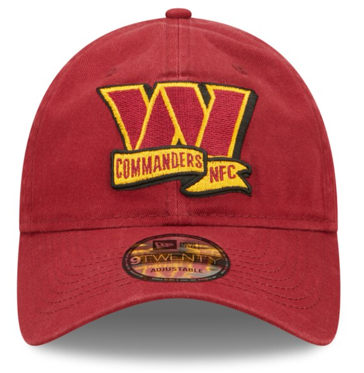 Washington Commanders Sideline Team Color 9Twenty Adjustable Hat- Burgundy