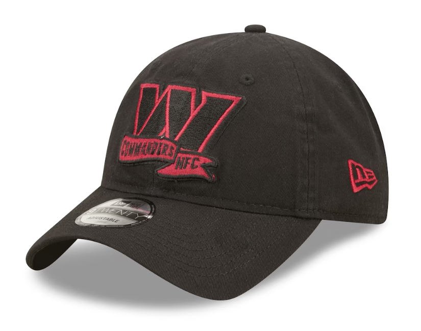 Washington Commanders Sideline Team Color 9Twenty Adjustable Hat- Black