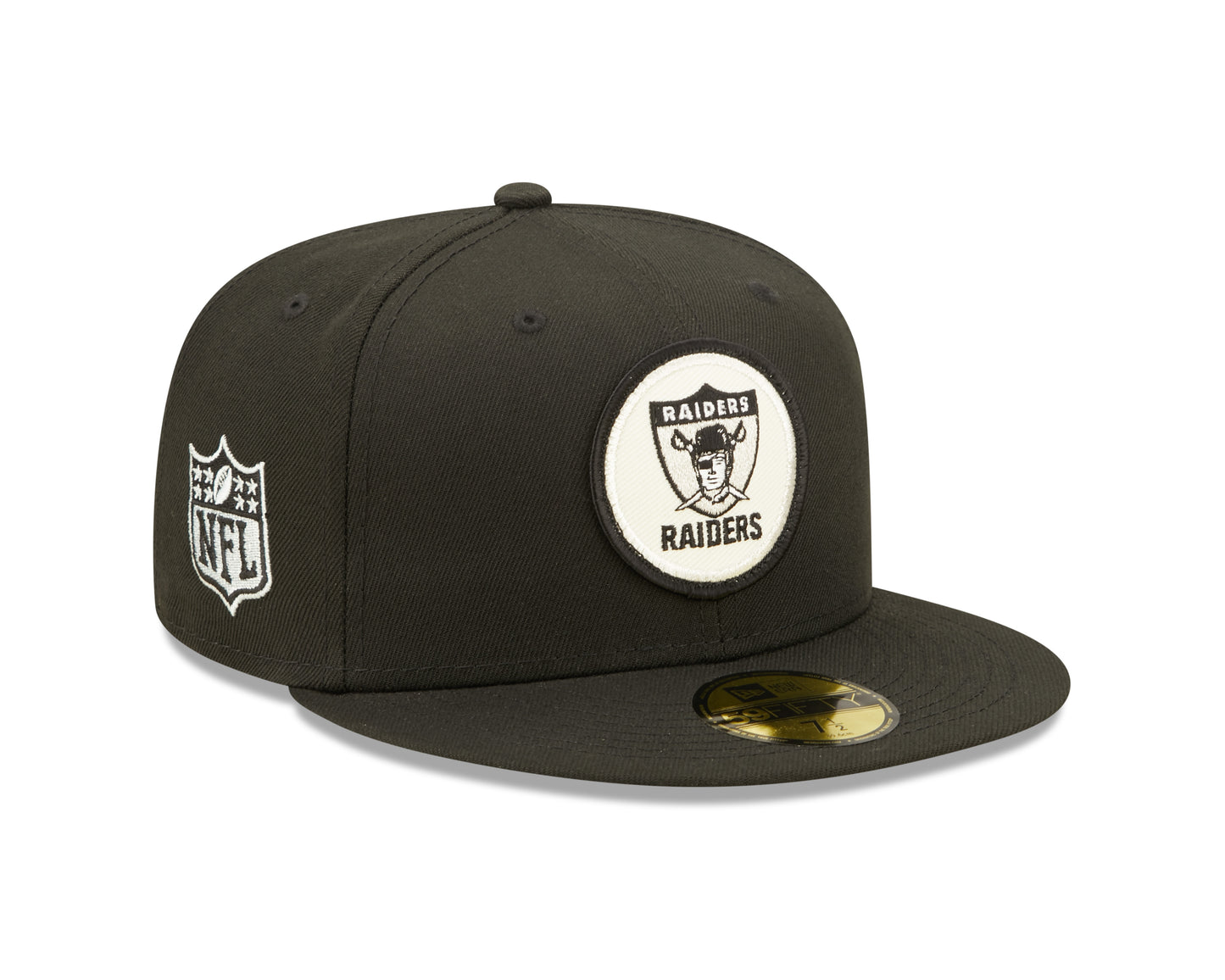 Las Vegas Raiders New Era Sideline 59FIFTY Historic Fitted Hat - Black