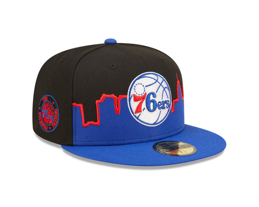 Philadelphia 76ers New Era NBA Tip Off 59fifty Hat - Black