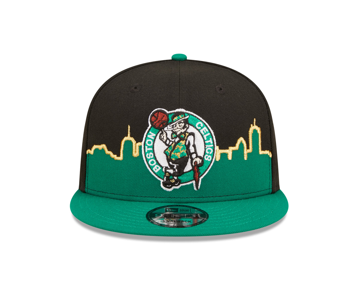 Boston Celtics New Era Tip-Off 9FIFTY Snap Back Hat - Green/Black