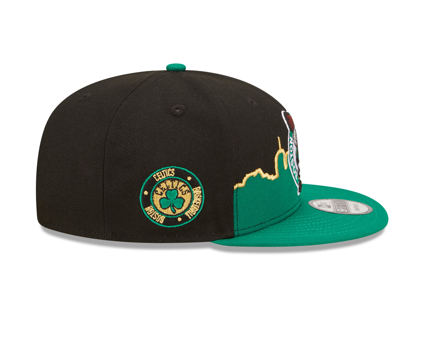 Boston Celtics New Era Tip-Off 9FIFTY Snap Back Hat - Green/Black