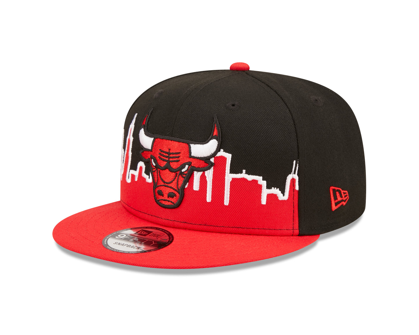 Chicago Bulls New Era Tip-Off 9FIFTY Snap Back Hat - Red/Black