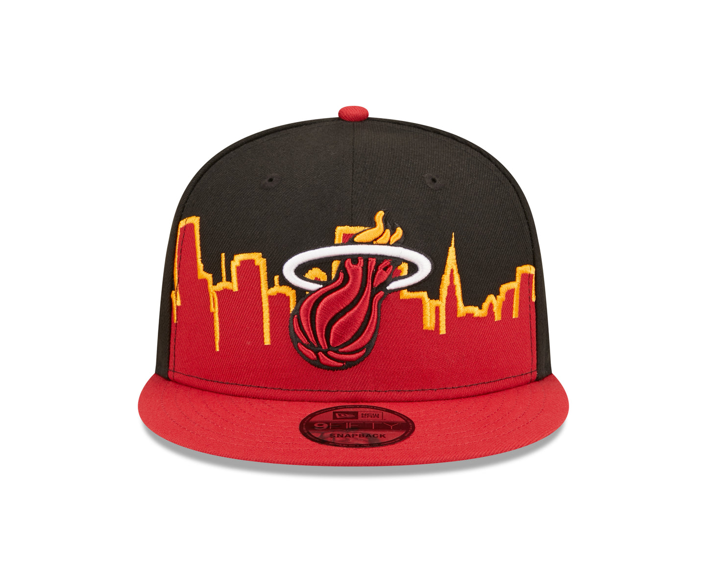 Miami Heat New Era Tip-Off 9FIFTY Snap Back Hat - Burgundy/Black