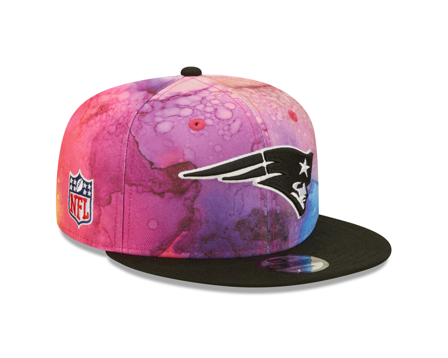 New England Patriots New Era Sideline Crucial Catch 9Fifty Hat- Ink Pink