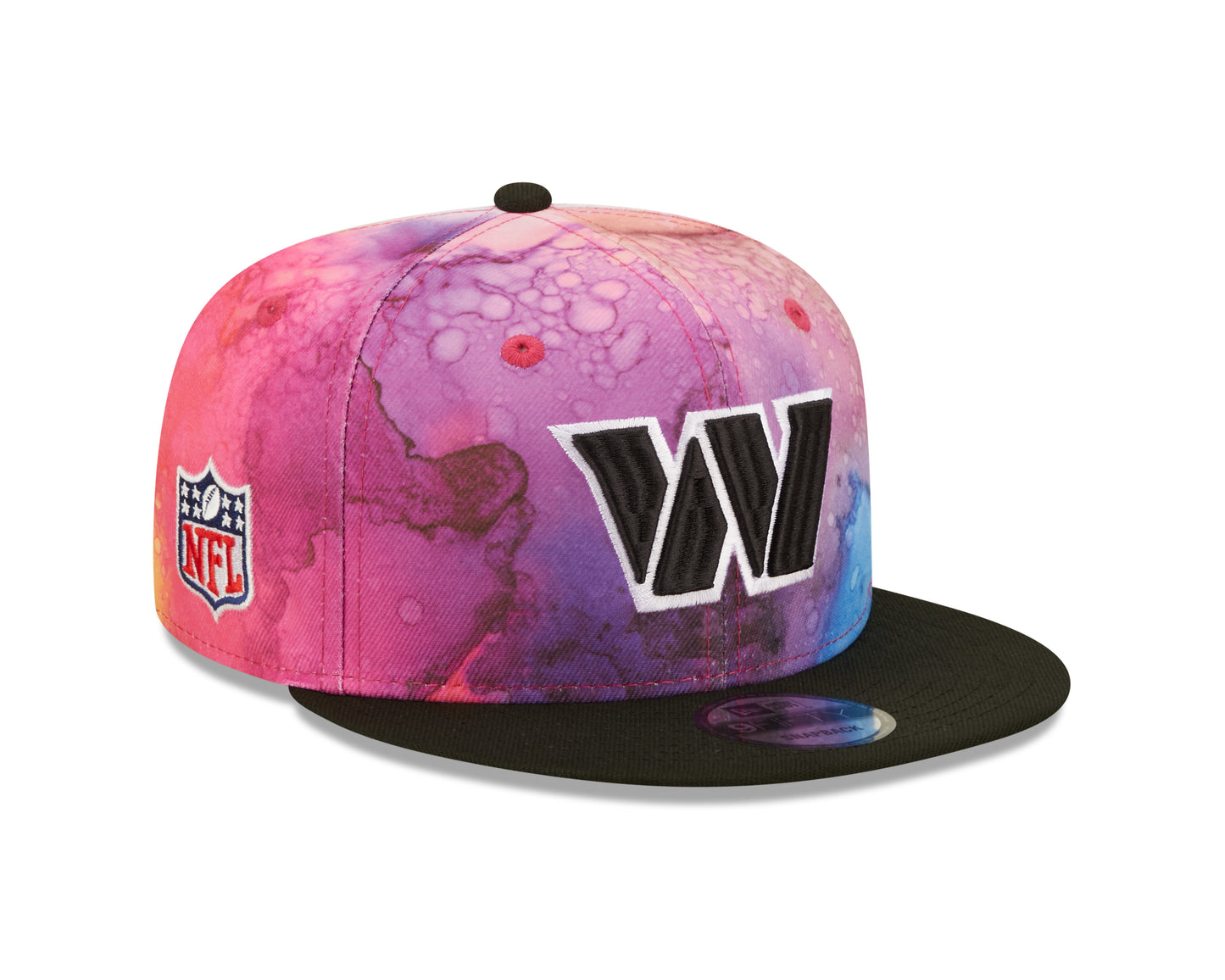 Washington Commanders New Era Sideline Crucial Catch 9Fifty Hat- Ink Pink