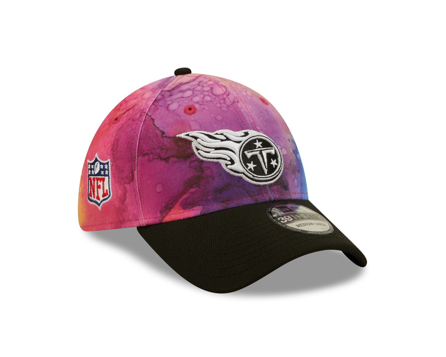 Tennessee Titans Era  New Era Sideline Crucial Catch 39Thirty Hat- Ink Pink