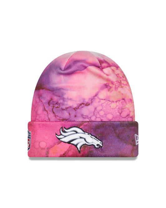 Denver Broncos New Era Ink Crucial Catch Knit Hat