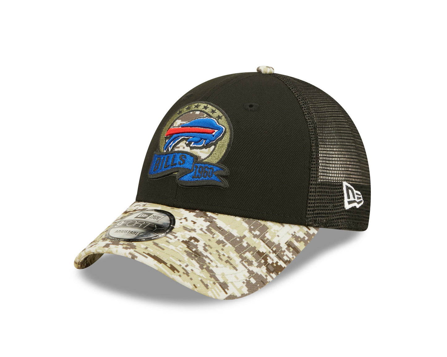 Buffalo Bills New Era 2022 Salute To Service 9Forty Adjustable Hat