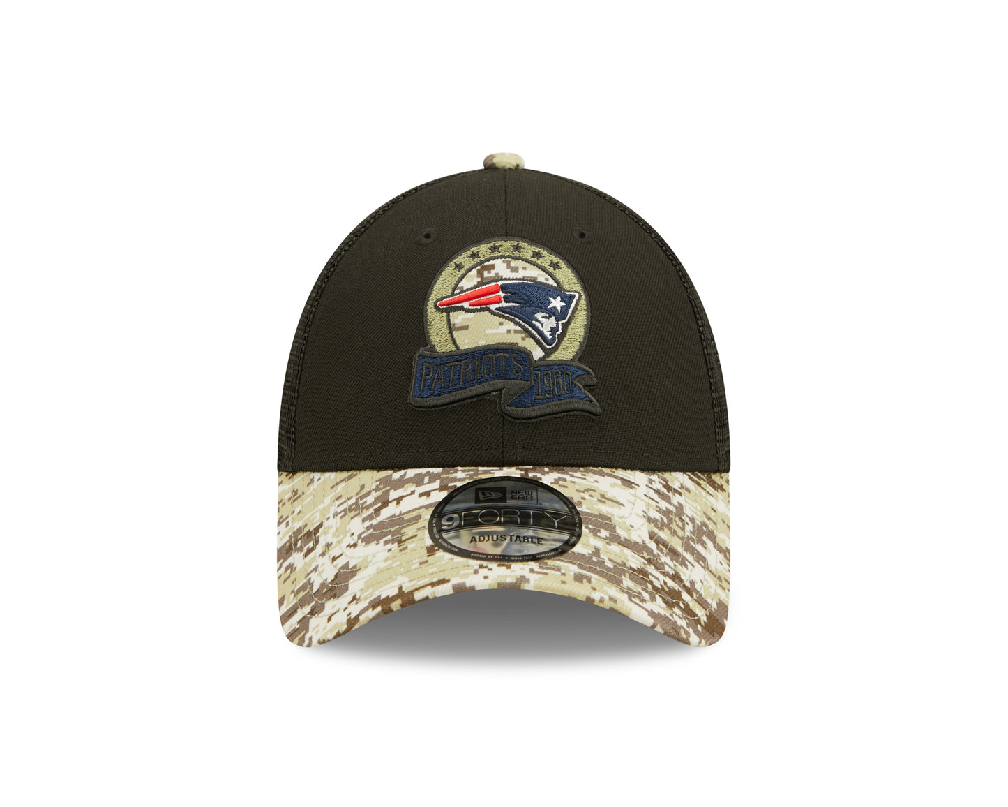 New England Patriots New Era Salute To Service 9Forty Adjustable Hat
