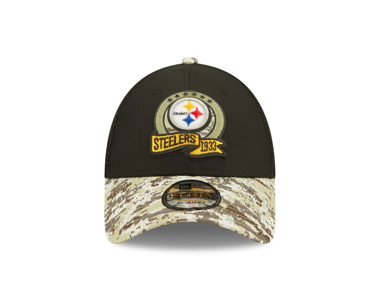 Pittsburgh Steelers New Era 2022 Salute To Service 9Forty Adjustable Hat