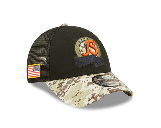 Chicago Bears New Era 2022 Salute To Service 9Forty Adjustable Hat