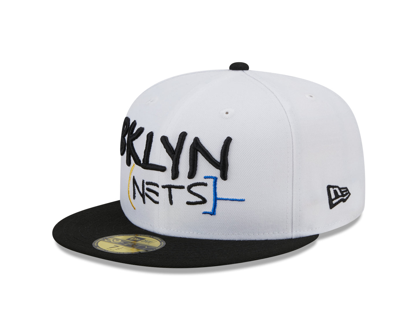 Brooklyn Nets New Era City Edition 59FIFTY Fitted Hat - White