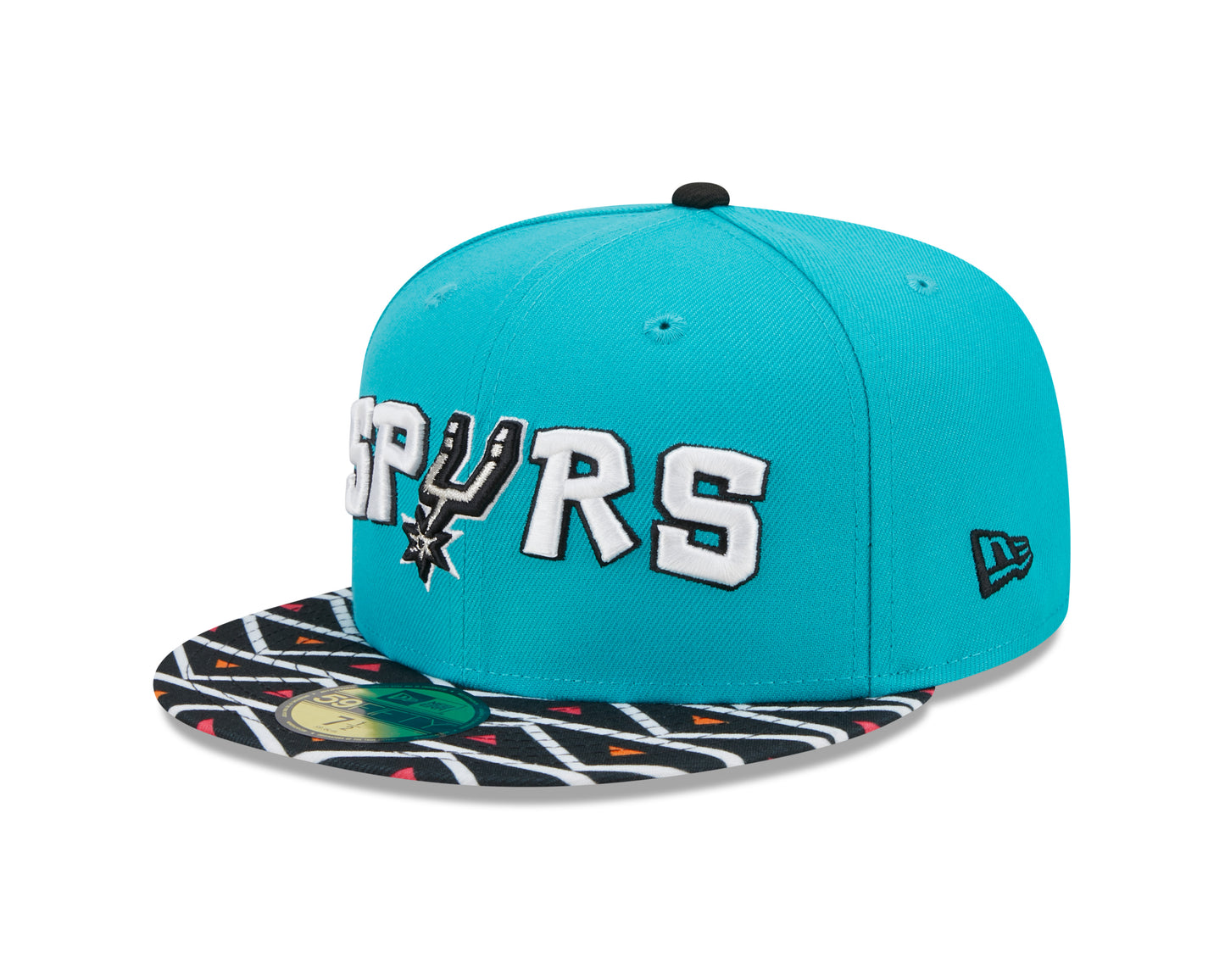 San Antonio Spurs New Era City Edition 59FIFTY Fitted Hat - Blue