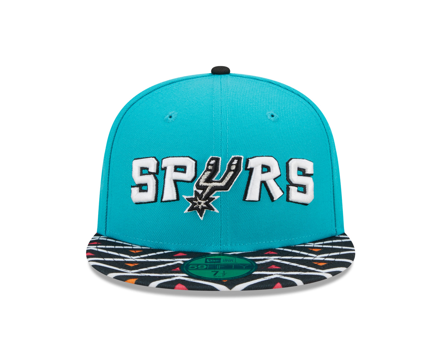 San Antonio Spurs New Era City Edition 59FIFTY Fitted Hat - Blue