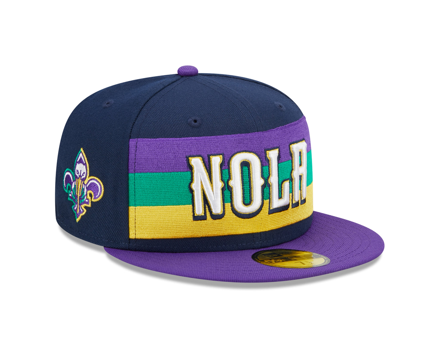 New Orleans Pelicans New Era City Edition 59FIFTY Fitted Hat - Navy