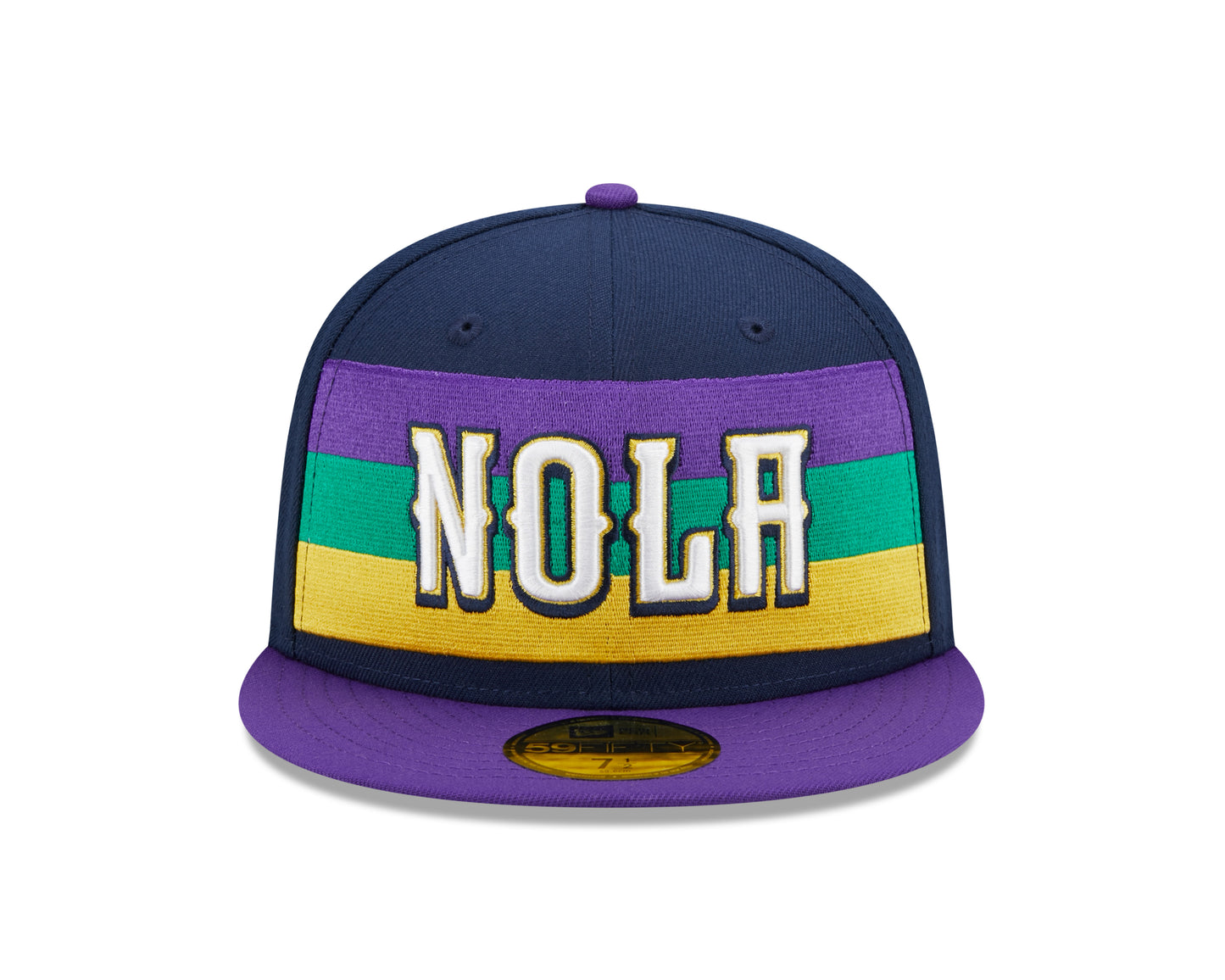 New Orleans Pelicans New Era City Edition 59FIFTY Fitted Hat - Navy