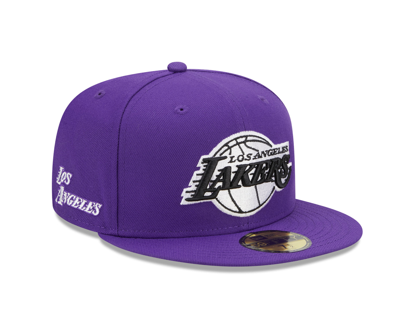 Los Angeles Lakers New Era Alternate City Edition 59FIFTY Fitted Hat - Purple