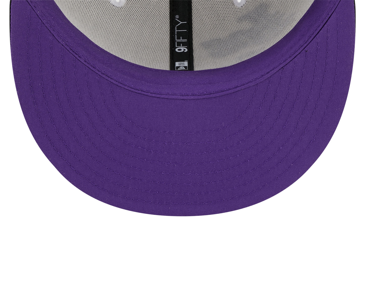 Los Angeles Lakers New Era City Edition 9FIFTY Snap Back Hat - White/Purple