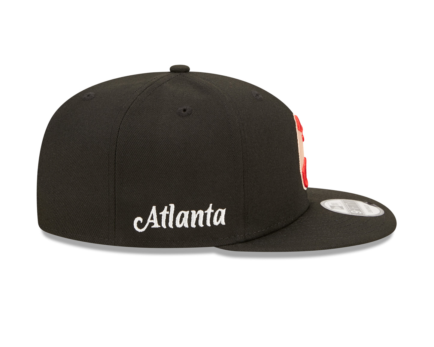 Atlanta Hawks New Era Alternate City Edition 9FIFTY Snap Back Hat - Black