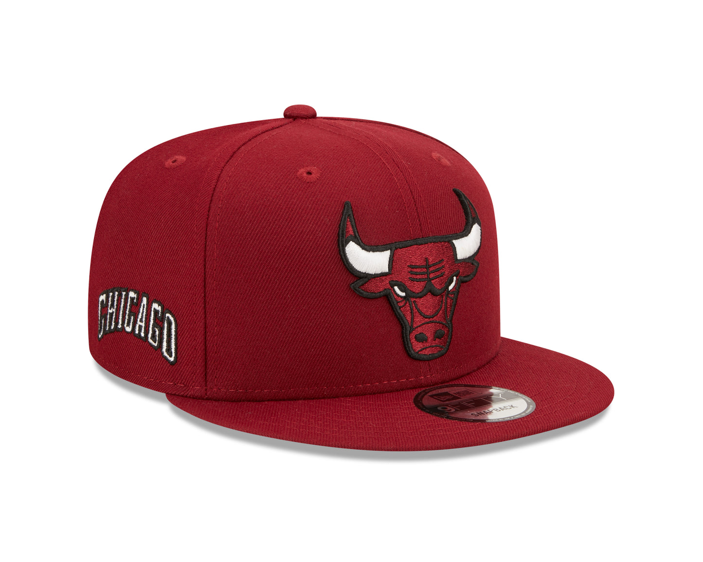 Chicago Bulls New Era Alternate City Edition 9FIFTY Snap Back Hat- Red