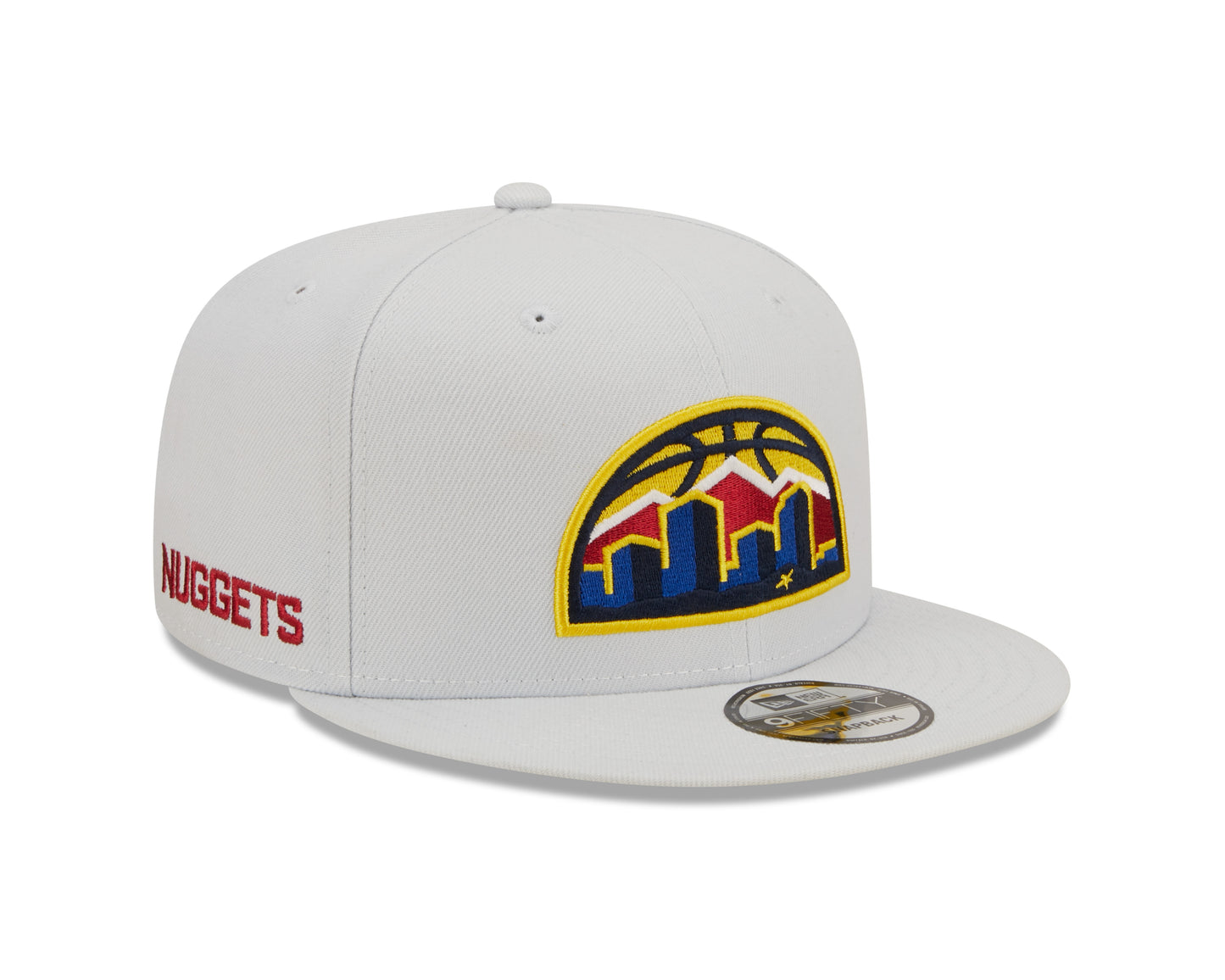 Denver Nuggets New Era Alternate City Edition 9FIFTY Snap Back Hat - Light Gray