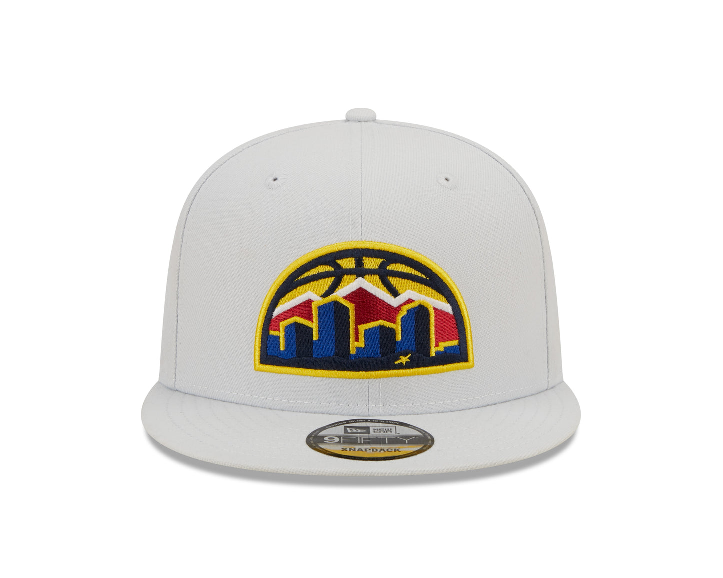 Denver Nuggets New Era Alternate City Edition 9FIFTY Snap Back Hat - Light Gray