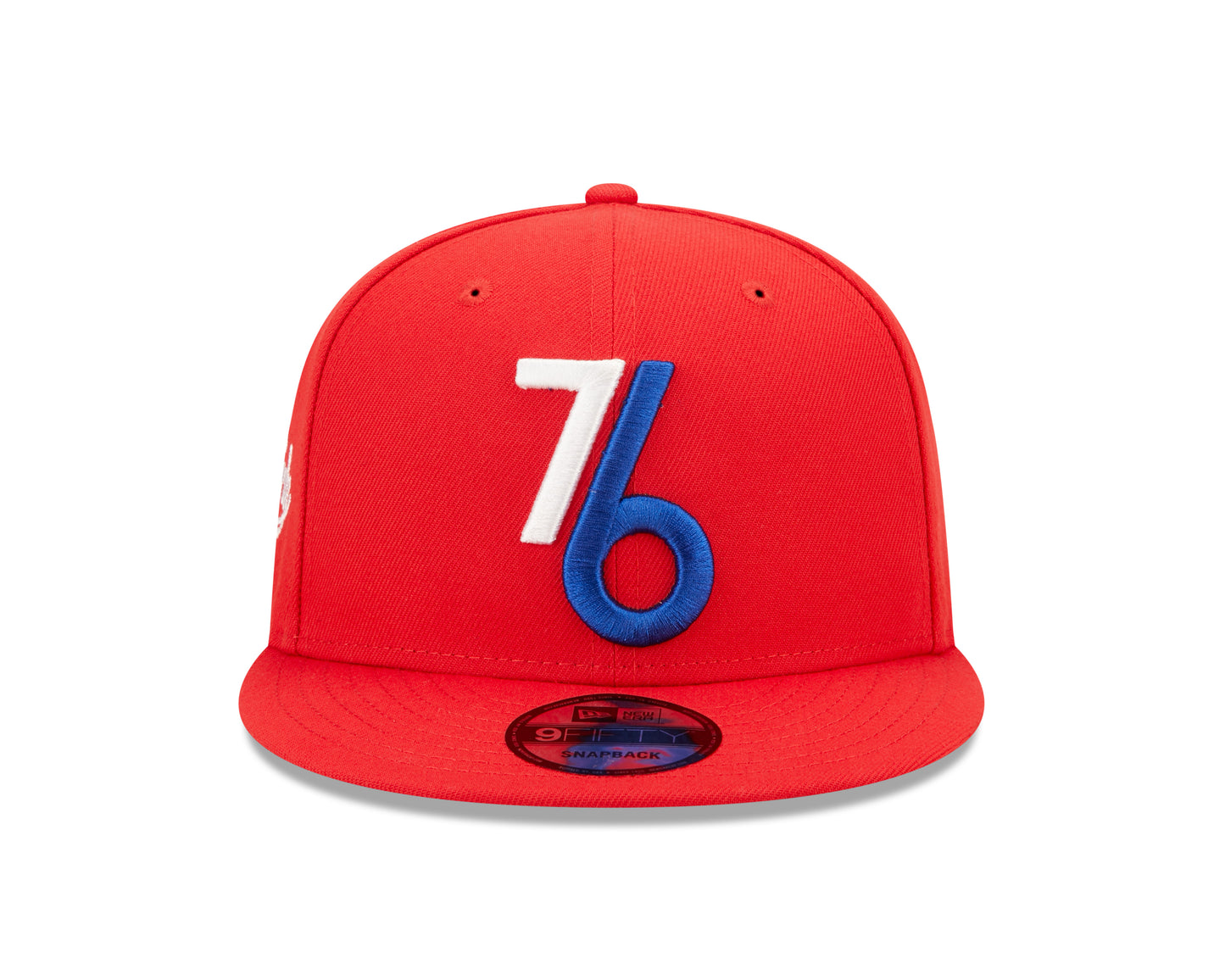 Philadelphia 76ers New Era Alternate City Edition 9FIFTY Snap Back Hat - Red